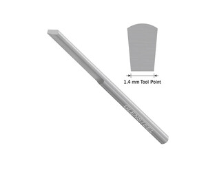 ECHOPPE PLATE BISEAUTÉE GRS 1,4 MM