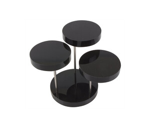 SET DE PRÉSENTOIRS 3 PLATEAUX-NOIRS