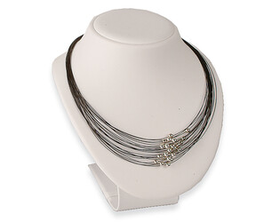 BUSTE SIMILI CUIR - BLANC