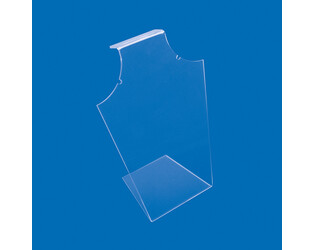 Buste acryl/plexi extra groot transparant