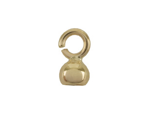 Capsules anneau ouvert 3.0 mm jaune 9 carats