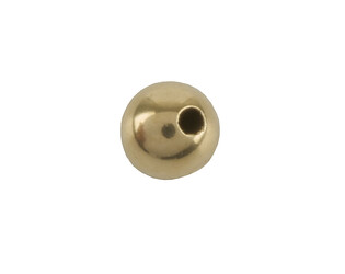 Perle percée 4.0 mm jaune 9 carats