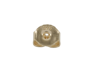 Poussette Belge moyenne lisse jaune 9 carats