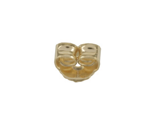 Poussette Belge moyenne lisse jaune 9 carats