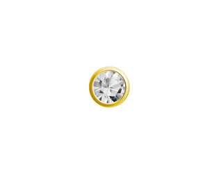 DZ EASY PIERCY – SERTI BLANC - DORÉ
