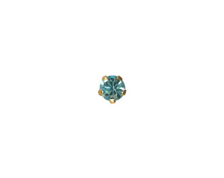 DZ EASY PIERCY- CHATON AQUA - DORÉ