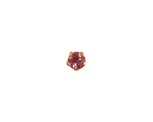  DZ EASY PIERCY -CHATON ROSE - DORÉ