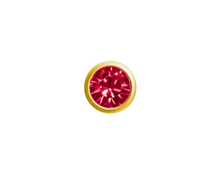 ! DZ. EASY PIERCY -  DORÉ - GRENAT IMITATION