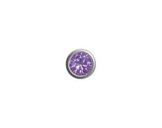! 4 PR EASY PIERCY -  TITANE - ALEXANDRITE IMITATION