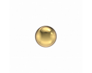 6 PAIRE DE B.O. DOREES MINI 3 MM