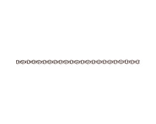 Chaine jasseron acier 2.0 mm