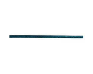 Corde en cuir  turquoise 2.0 mm