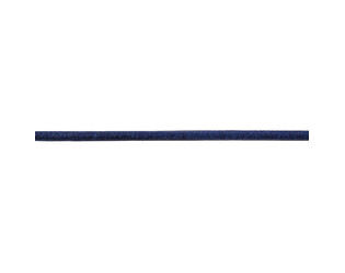 Corde en cuir  bleu 2.0 mm