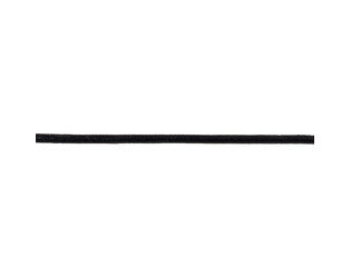 Corde en cuir  noir 2.0 mm