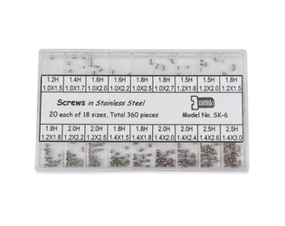 ASS. SCHROEFJES RVS 170 STUKS
