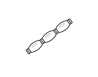 Eierdraad 1.5 mm zilver
