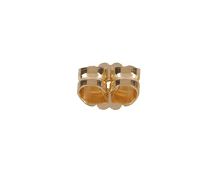 Poussette Belge massive or jaune 18 carats