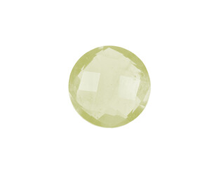 Quartz lime boule taille facette 6.0 mm
