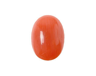 CORAIL ROUGE CABOCHON OVAL 13 X 8 MM