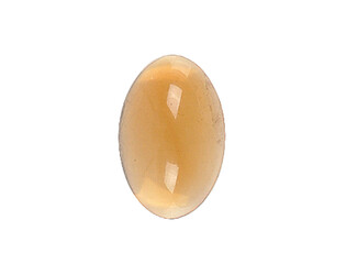 CITRINE CABOCHON OVAL 9 X 7 MM