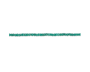 Collier d'onyx verts taille facettes 3.0 mm