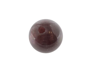 Grenat perle percé 4.0 mm