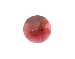 Grenat rond taille rose 7.5 mm