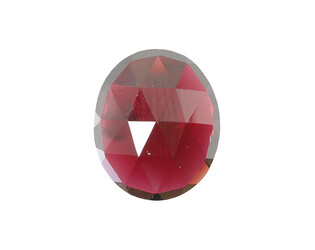 Grenat oval taille rose 11.0 x 7.0 mm