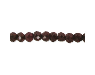 Collier de grenats taille facettes 3.0 mm