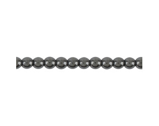 Collier d'hematities rondes 4.0 mm