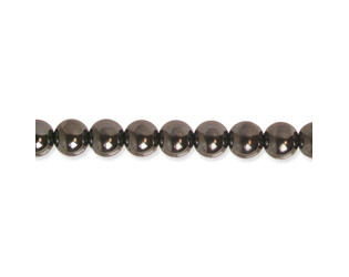Collier d'hématites rondes 6.0 mm