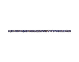 Collier d'iolites taille facettes 3.0 mm
