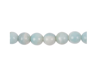 Collier d'amazonites turquoise rondes 10.0 mm