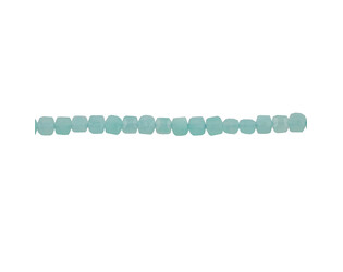 Collier de amazonite carre taille facettes 2.5 mm