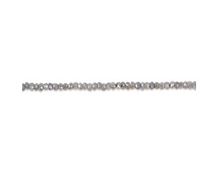 Collier de labradorites grises taille facettes 3.0 mm