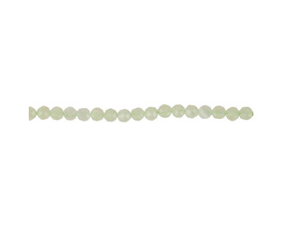 Collier d'agathes vertes taille facettes 3.0 mm
