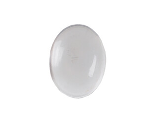 Quartz blanc cabochon oval 8.0 x 6.0 mm