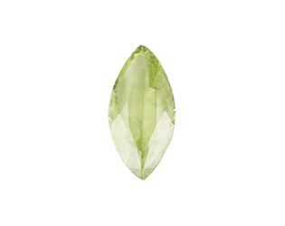 Péridot véritable taille marquise 4.0 x 2.0 mm
