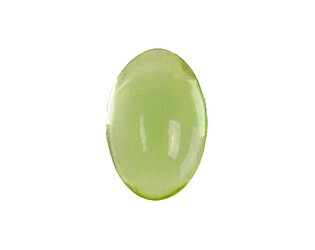 Péridot cabochon oval 9.0 x 7.0 mm