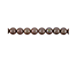 Collier de perles d'eau douce brunes 12.0 - 13.0 mm