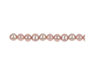 Collier de perles d'eau douce premium rose 7.0 - 7.5 mm