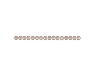 Collier de perles d'eau douce nouées blanches 6.0 - 6.5 mm