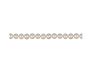 Collier de perles d'eau douce nouées blanches 8.0 - 9.0 mm