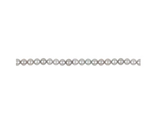 Collier de perles d'eau douce grises 5.0 - 5.5 mm