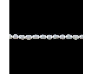 Collier de perles d'eau douce grain de riz 2.5 - 3.0 mm