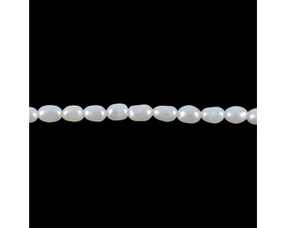 Collier de perles d'eau douce grain de riz 3.0 - 3.5 mm