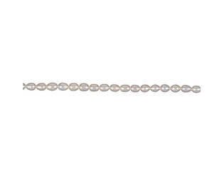 Collier de perles d'eau douce grain de riz 5.0 - 5.5 mm
