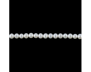 Collier de perles d'eau douce blanches 2.5 - 3.0 mm