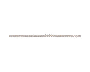 Collier de perles d'eau douce blanches 3.5 - 4.0 mm