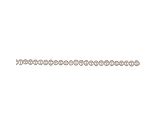 Collier de perles d'eau douce blanches 4.5 - 5.0 mm